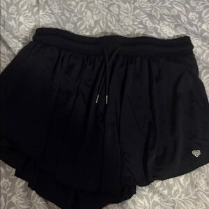 Justice Black Athletic Shorts